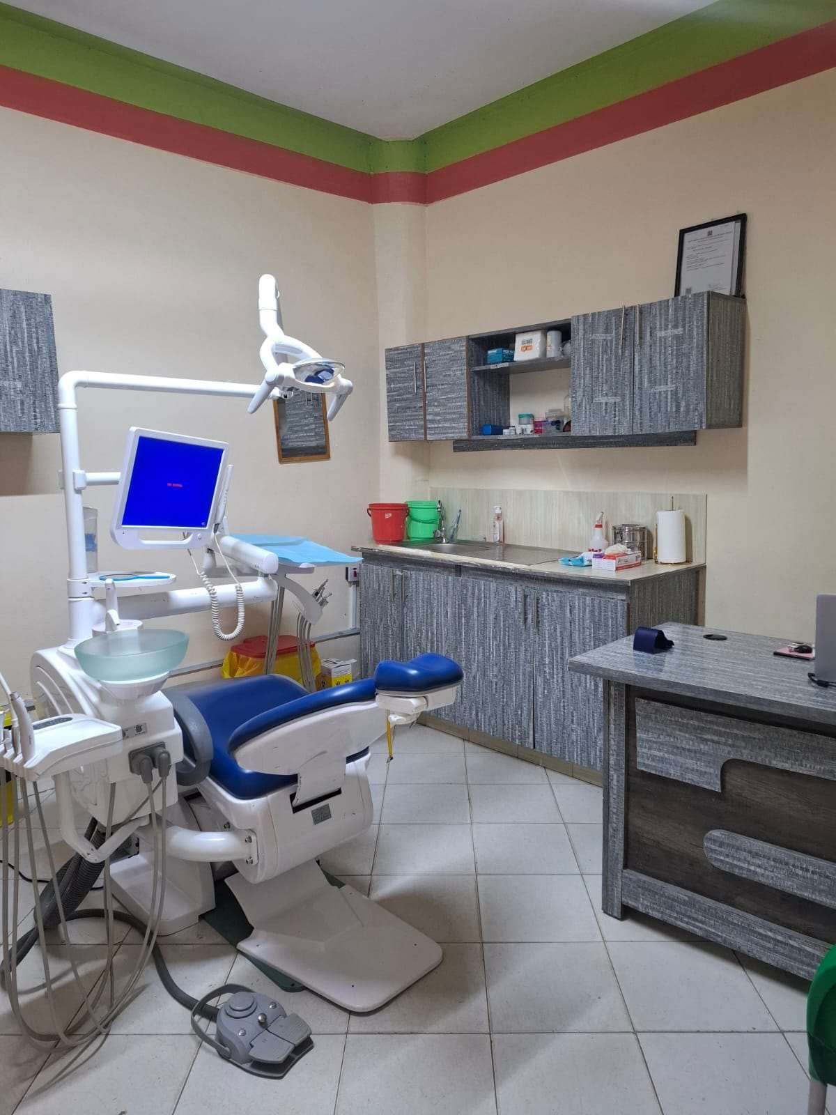 Treatment room at Lenana Smiles Dental Clinic, Narok Town